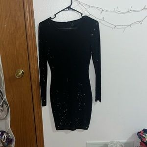 Windsor Black and Sparkly Dress